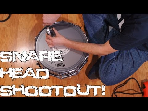 Snare Head Shootout - 14 heads back to back!