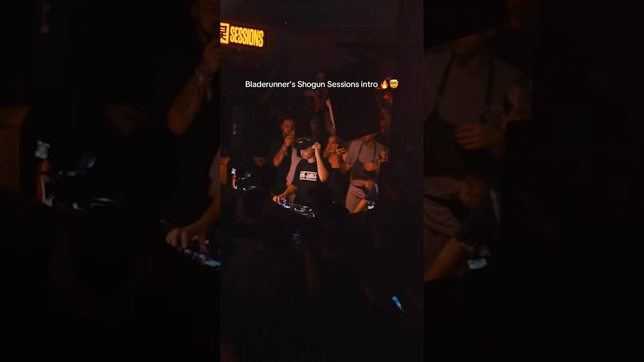 He started as he meant to go on 🚀 @bladerunnerdnb #shogunsessions #bladerunner #dnb #fullset