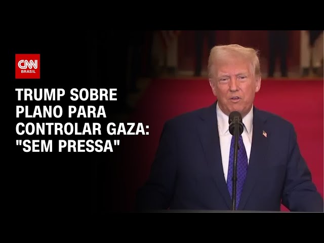 Trump on Plan to control Gaza: "No hurry" | CNN 360º