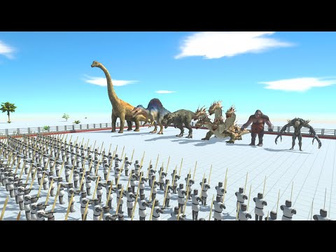 100 TEUTONIC KNIGHTS vs Every Faction - Animal Revolt Battle Simulator