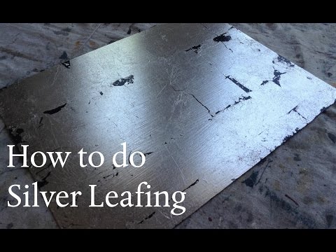 How to apply Silver Leafing