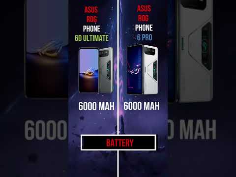 Asus ROG Phone 6D Ultimate vs ASUS ROG Phone 6 Pro   #shorts  #tech #asus #rog #shortsyoutube