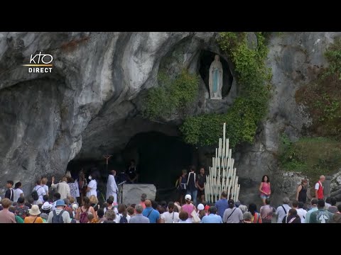 Chapelet du 25 août 2022 à Lourdes