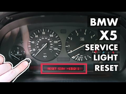 X5 Serviceintervallleuchte zurücksetzen E53 BMW