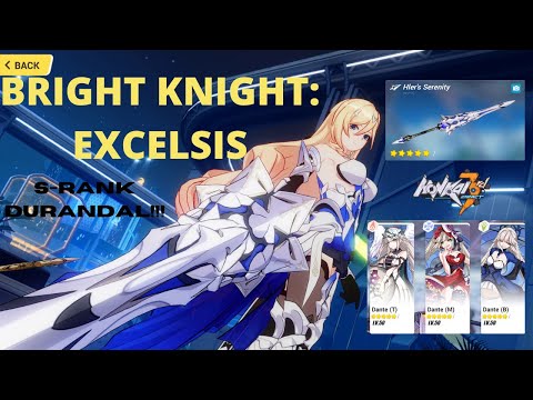 v3.9 Honkai Impact 3rd SEA | Bright Knight: Excelsis - New S Rank Durandal!!!
