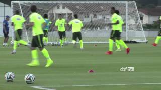 Acompanhe o treino de domingo da Seleção