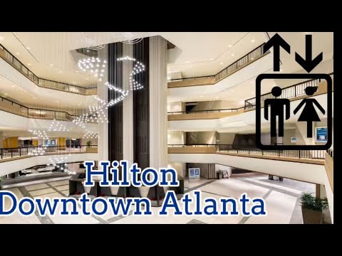 World-Famous Modded Westinghouse Traction Elevators @ Hilton/Downtown- Atlanta, GA (2024)