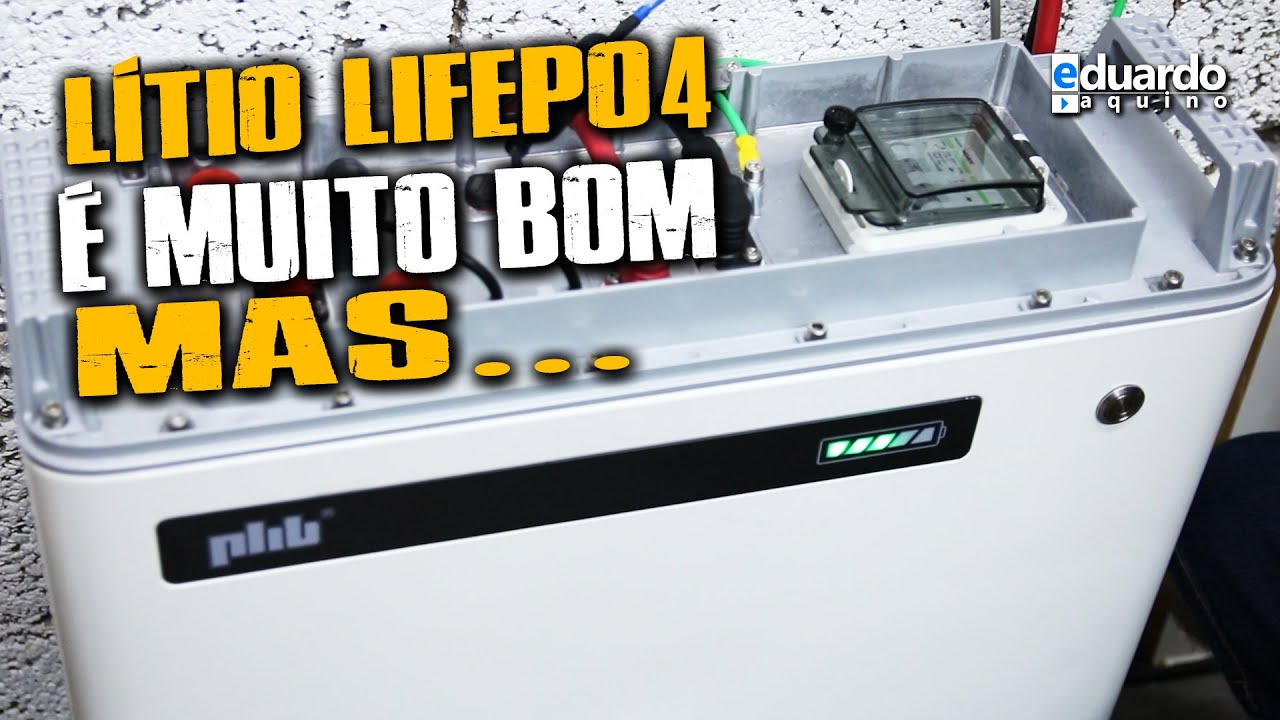 O que NÃO falam Sobre Bateria de Lítio LifePo4 na Energia Solar Off Grid | 🎬 Cortes do Aquino
