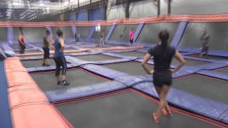 Trampoline workouts for adults, but 1,000 calories an hour