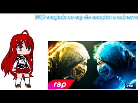 meninas de dxd reagindo ao rap do scorpion e sub-zero