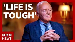 Download lagu Anthony Hopkins says 'enjoy life now, before its too late' in exclusive interview | BBC News mp3