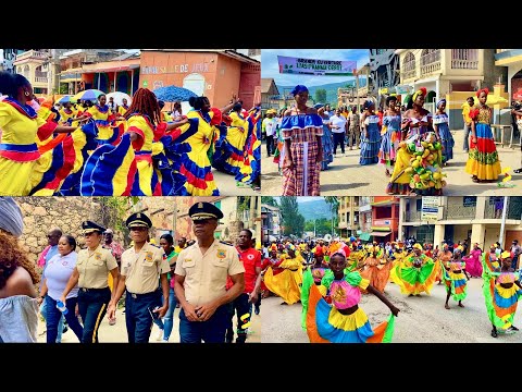 PREMIÈRE JOURNÉE 34 ÈME EDITION DU CARNAVAL  JACMEL HAÏTI 18 JANVIER 2026 ANPIL BÈL PLEZI NAN VIL LA