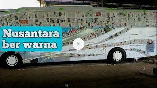Download lagu PROSES REPAINT WARNA LIVERY BUS NUSANTARA mp3