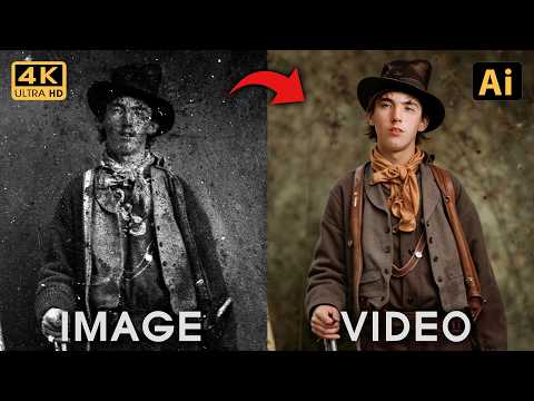 20 Wild West Legends Brought Back to Life using AI Vol.1 | Billy the Kid, Wyatt Earp, etc.