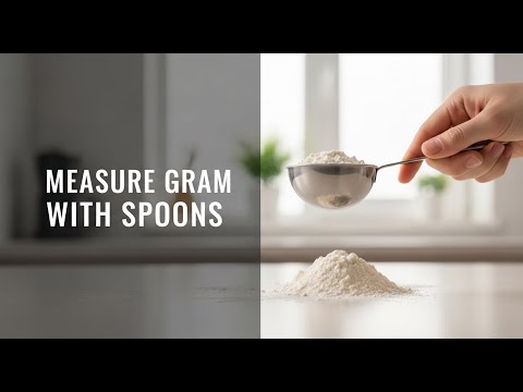How to Measure Grams with Spoons — Easy Method Explained