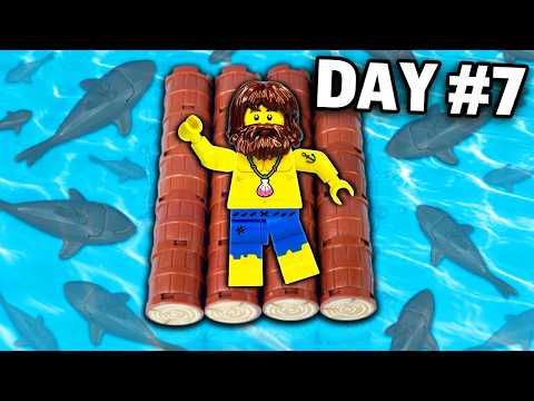 Gestrandet auf einem Lego-Floß ...