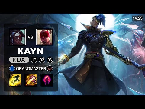 Kayn vs Lee Sin Jungle - EUW Grandmaster - Patch 14.23 Season 14