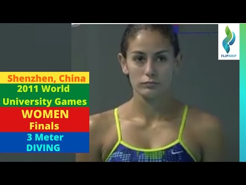 2011 Women Diving University Games - Womens 3 Meter Springboard Diving Finals