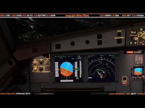 A320 Real Ops Flight - La Rochelle to Gatwick | FlyByWire A32NX & VATSIM in MSFS 2020