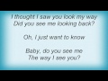 Bethany Dillon - The Way I See You Lyrics