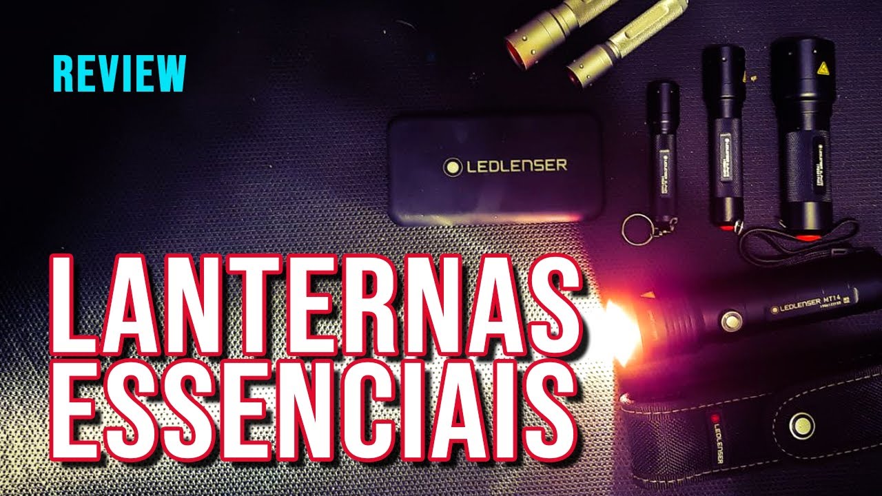 LANTERNAS ESSENCIAIS PARA SOBREVIVER - REVIEW LED LENSER LS PRO