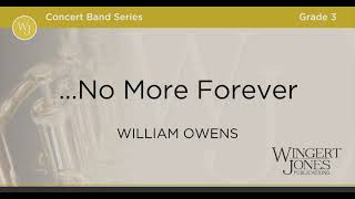 ...No More Forever