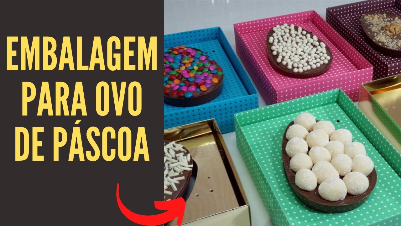Embalagens para ovo de páscoa no atacado