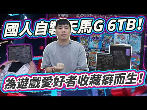 國人自製 採用台灣威騰黑標全新硬碟 打造天馬G 6TB遊戲大補帖！對比海外二手廉價硬碟 模擬器運行更穩定售後更有保障！