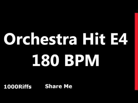 Orchestra Hit Metronome E4 : 180 BPM