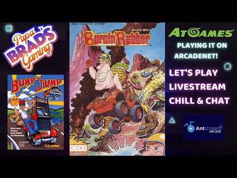 Burnin' Rubber or Bump 'n' Jump (1982) - Data East - Chill & Chat with Papa Brad ArcadeNet #atgames