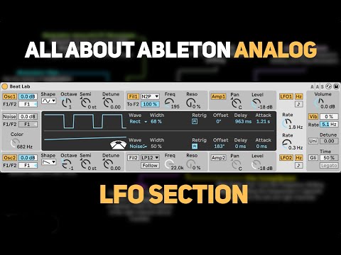 All About Ableton Analog - LFO Section (Part 4) | Beat Lab