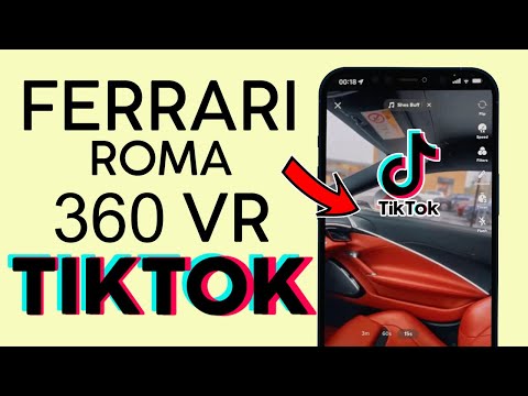 Come usare l'effetto Ferrari Roma 360 VR Tour su TikTok 2022