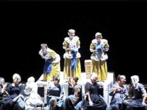 SET- AND LIGHTING DESIGN BY MICHAEL SIMON FOR WRITING TO VERMEER BY PETER GREENAWAY&LOUIS ANDRIESSEN