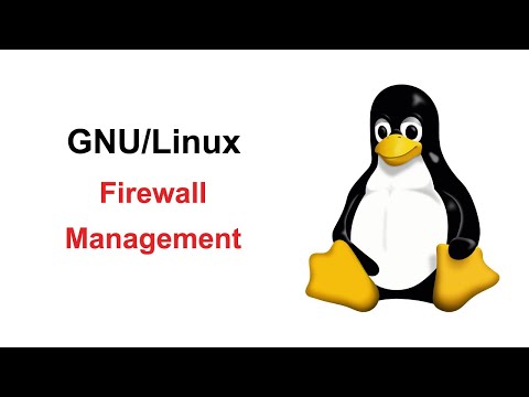 how to manage firewall in #linux