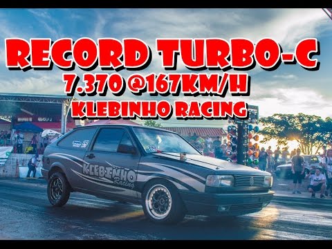 Record TURBO-C Klebinho Racing 7.370 @167KM/H