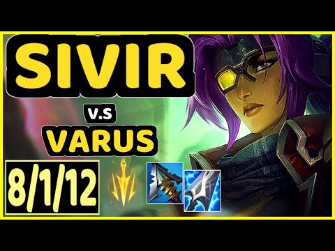 REKKLES (SIVIR) vs VARUS - 8/1/12 KDA BOTTOM ADC GAMEPLAY - EUW Ranked GRANDMASTER