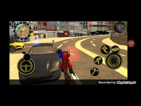 Stickman Rope hero a Very Old Version Gameplay