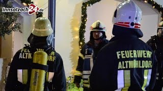 preview picture of video 'Brand in einem Lokal am Mühldorfer Stadtplatz'