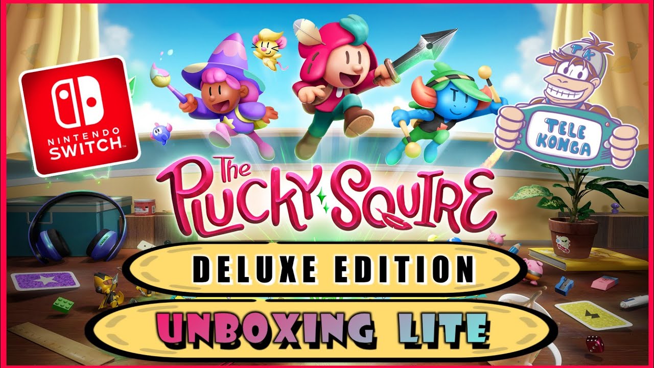 The Plucky Squire / Der kühne Knappe Deluxe Edition Nintendo Switch Unboxing Lite