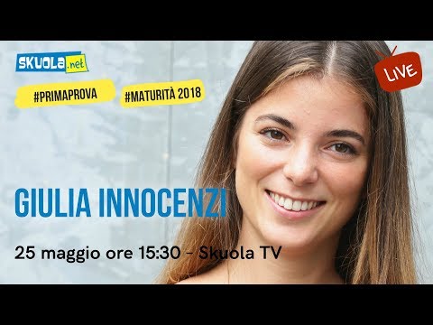 Giulia Innocenzi e i suoi consigli per la #primaprova