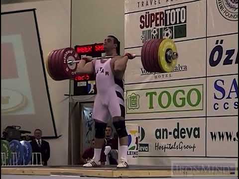 Jaber Saeed Salem (+105) 263 kg clean and jerk attempt
