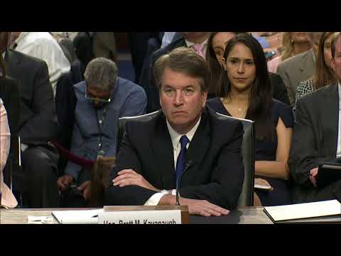 Senate Democrats sounded the alarms Tuesday at the confirmation hearing of President Donald Trump's Supreme Court nominee, Brett Kavanaugh, over his views on presidential power and executive privilege. (Sept. 4)
