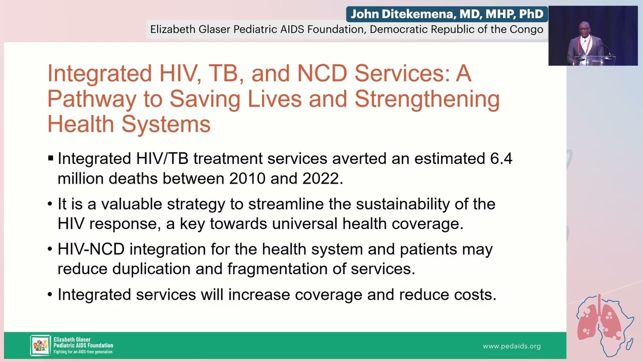 Integrated Prevention, Treatment, and Service for TB, HIV and NCDs - John Ditekemena, MD, MHP, PhD