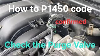 How to Check P1450 Purge Valve. 2013 Ford Interceptor AWD 3.5ltr. NA