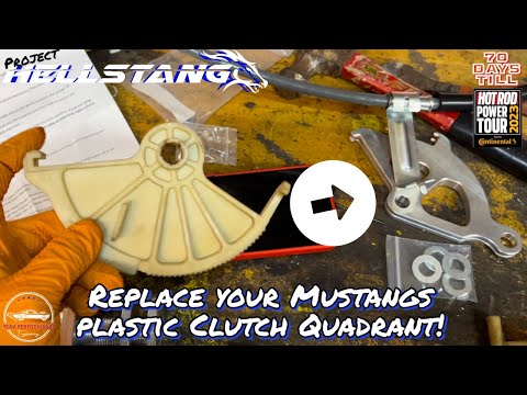 How to install UPR Clutch cable + billet quadrant + adjustable firewall mount for Fox/SN95 Mustang!