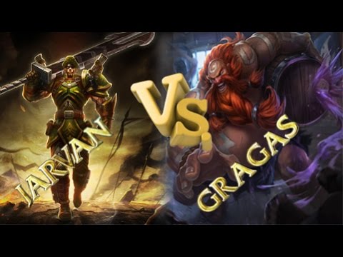 leagueofscorpio | jarvan Vs gragas Gameplay - Ranked Gold - jungle-season 6 - Patch 6.18