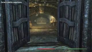 How to open door sealed by magical barrier in Dead Men
