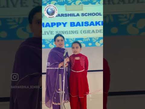 A lively singing competition was held at Adharshila School on the grand celebration of Baisakhi!