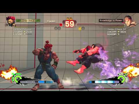 [USF4] [XBL] DDK|DemDerrtyKiddz (Akuma) vs. Green Chaos 32 (Ryu)