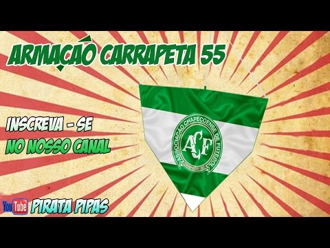 Como Fazer Pipa carrapeta 55 cm - no Gabarito caseiro - Nova Temporada